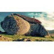португалия: каменный дом в горах фафе стал туристической достопримечательностью